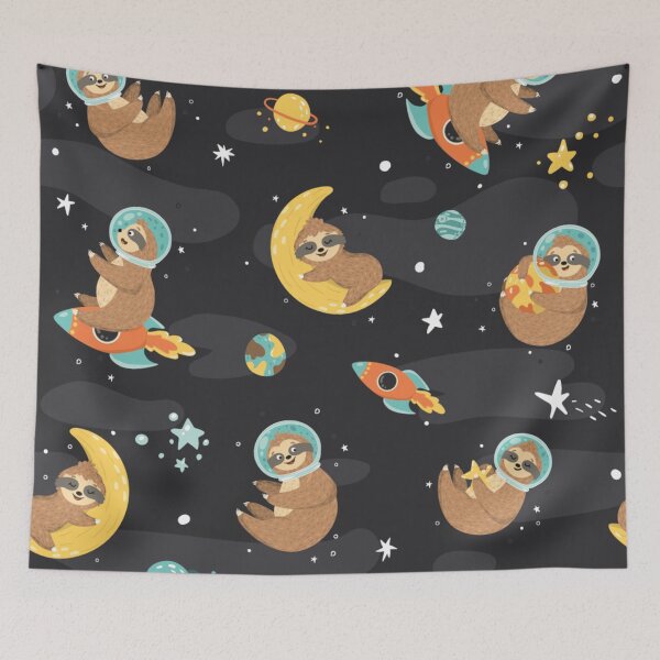 Item preview, cute sloth astronaut designed and sold by Babmk.