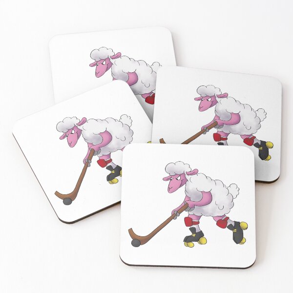 Item preview, Sheep playing hockey designed and sold by María Abal.