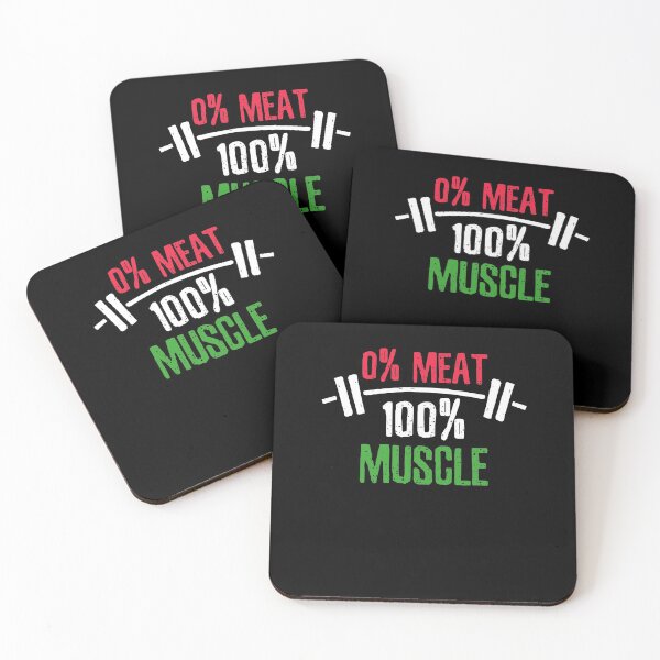 Item preview, 0% Meat - 100% Muscle Vegan Vegetarian Sport designed and sold by DoSt-997.