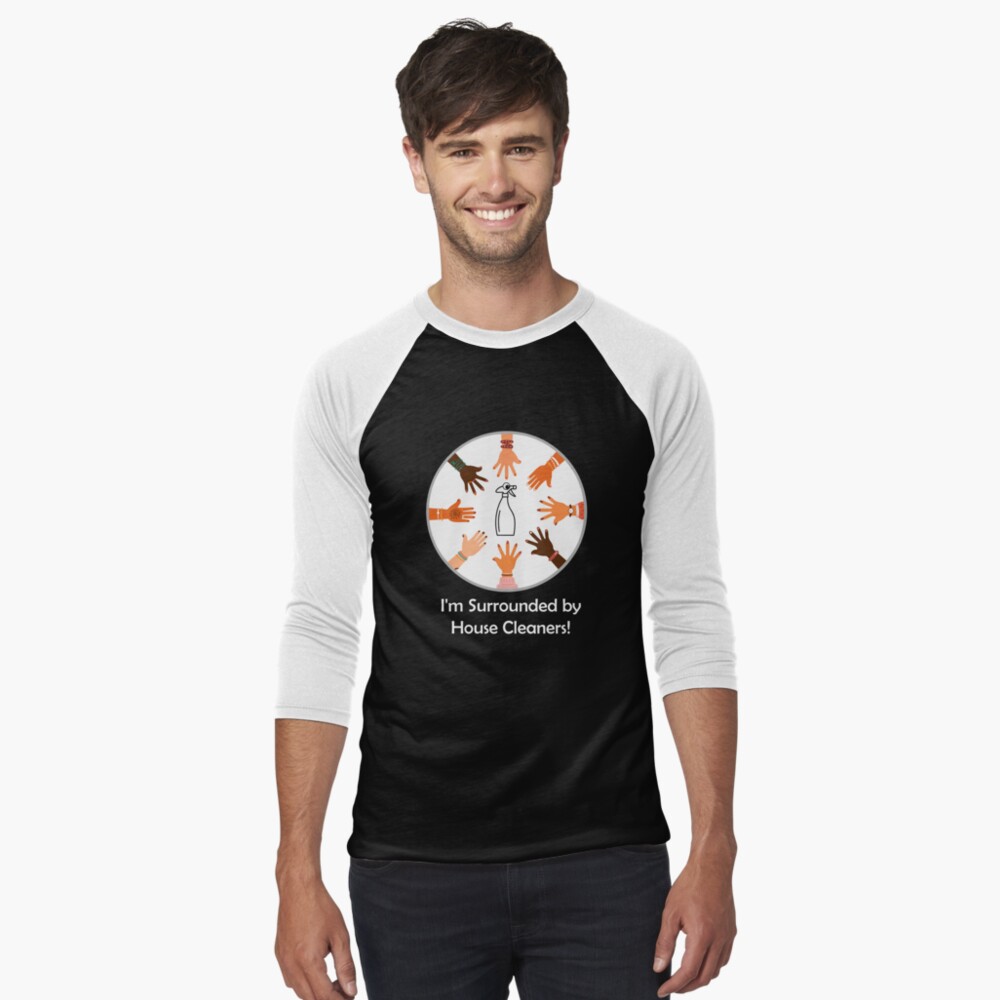 Item preview, Baseball ¾ Sleeve T-Shirt designed and sold by SavvyCleaner.