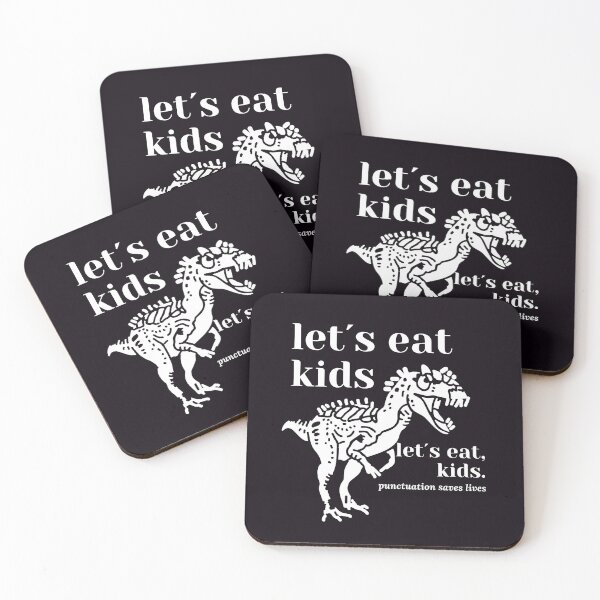 Item preview, Let's Eat Kids Punctuation Saves Lives. Funny Grammar Punctuation designed and sold by joanaoberg.