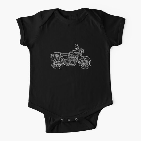Triumph Bonneville T100 Motorrad Baby Body Kurzarm