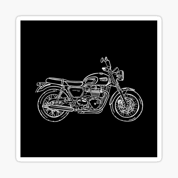Triumph Bonneville T100 motorcycle Sticker