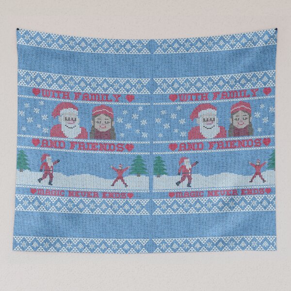 Item preview, With Family And Friends Magic Never Ends | Merry Christmas Holiday designed and sold by Ainbowz-Artwork.