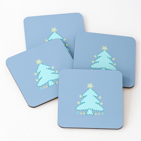 Item preview, Blue christmas tree designed and sold by TheBWGalerie.