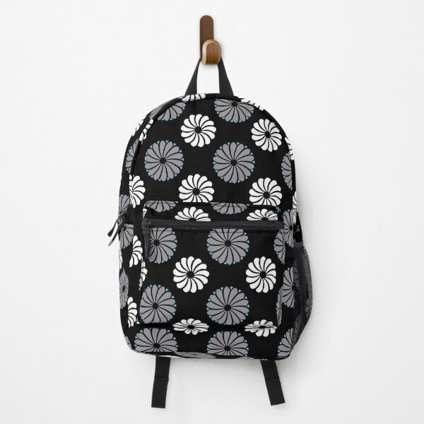 Item preview, Japanese Kiku Flower Pattern - Black White designed and sold by recs-official.