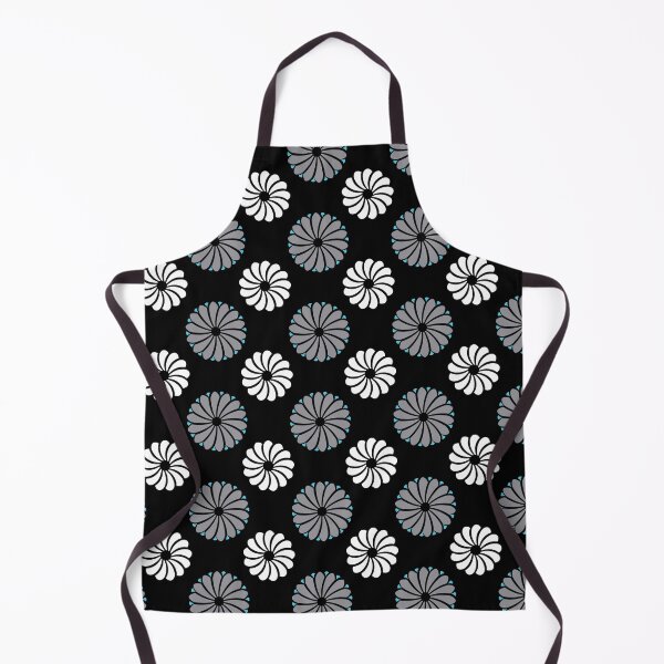 Item preview, Japanese Kiku Flower Pattern - Black White designed and sold by recs-official.
