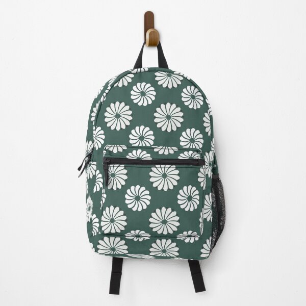 Item preview, Japanese Kiku Flower Pattern - Green White designed and sold by recs-official.