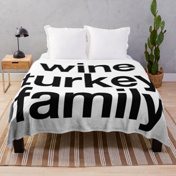 Item preview, WTF Thanksgiving - Wine Turkey Family Thanksgiving Shirt designed and sold by WordsmithNerd.