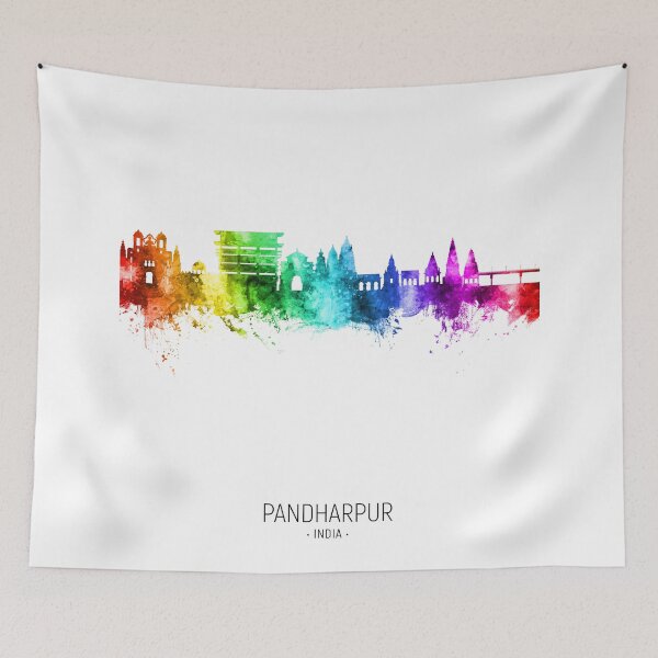 Item preview, Pandharpur Skyline India designed and sold by ArtPrints.