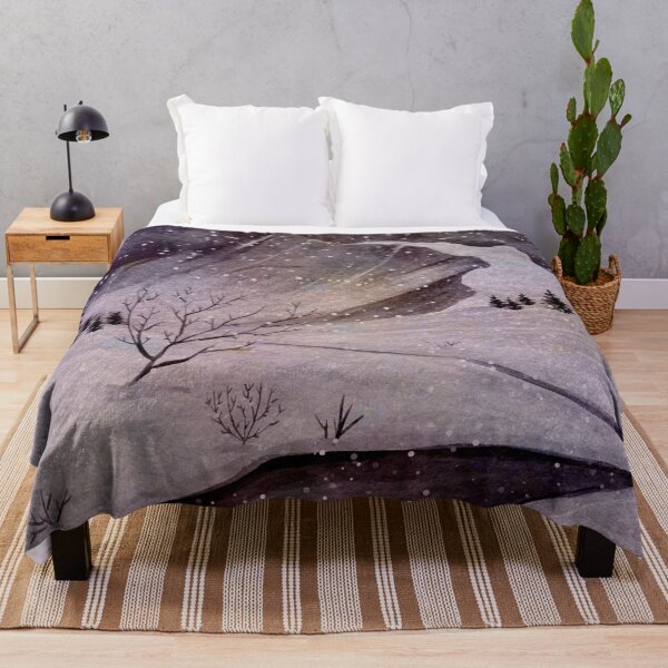 Item preview, Snowy Mountain Road designed and sold by adortopia.