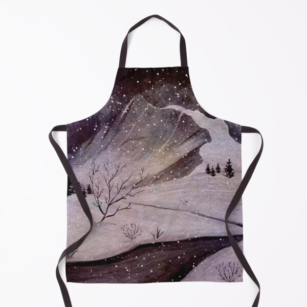 Item preview, Snowy Mountain Road designed and sold by adortopia.