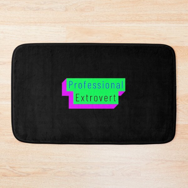 Item preview, Funny Professional Extrovert Label in flashy colors designed and sold by aurielphoenix.