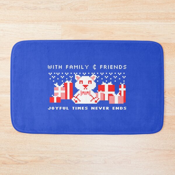Item preview, With Family And Friends Joyful Times Never Ends | Merry Christmas Holiday designed and sold by Ainbowz-Artwork.