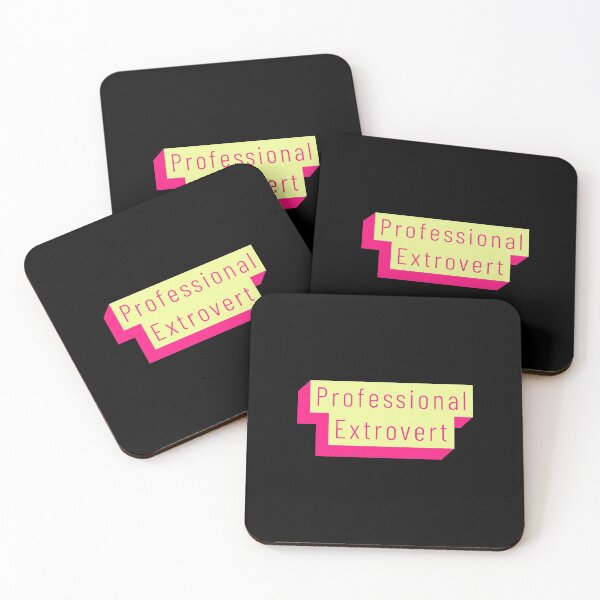 Item preview, Funny Professional Extrovert Label in flashy colors designed and sold by aurielphoenix.