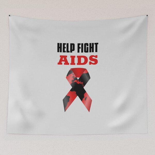 Item preview, Help Fight Aids designed and sold by AladdinMktgs.