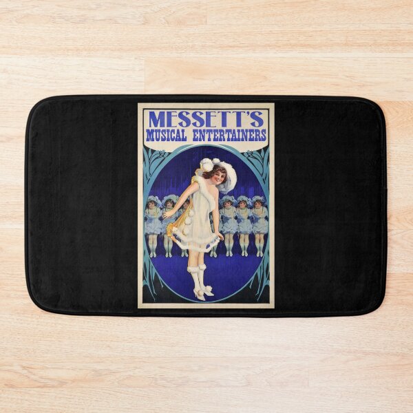 Item preview, retro messets musical entertainers designed and sold by CorasPosters.