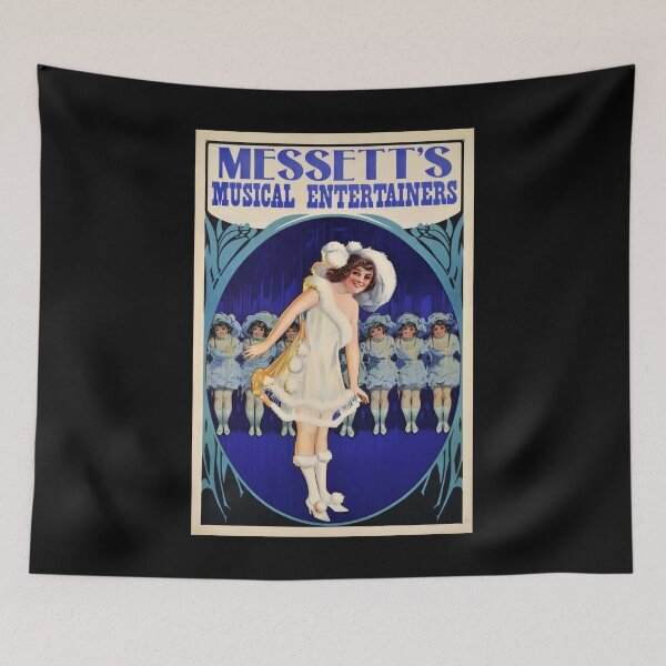 Item preview, retro messets musical entertainers designed and sold by CorasPosters.