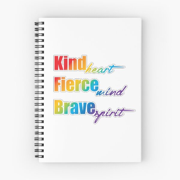Item preview, Kind heart, Fierce mind, Brave spirit designed and sold by Veggie-love.