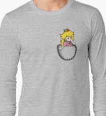 Pocket Peach Long Sleeve T-Shirt