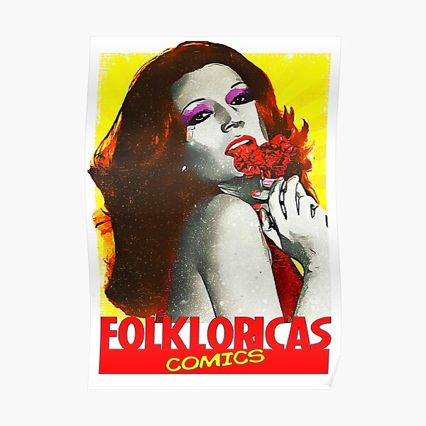 R.J. La más grande en Folkloricas Comics Vintage Póster
