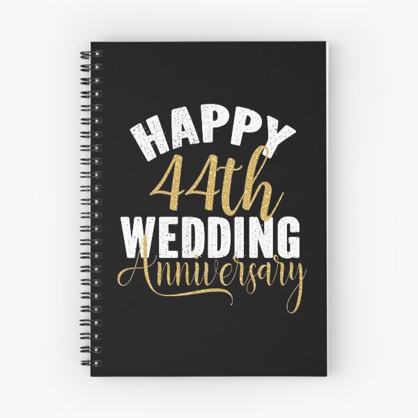 Item preview, Happy 44th Wedding Anniversary Matching Gift For Couples graphic designed and sold by Grabitees.