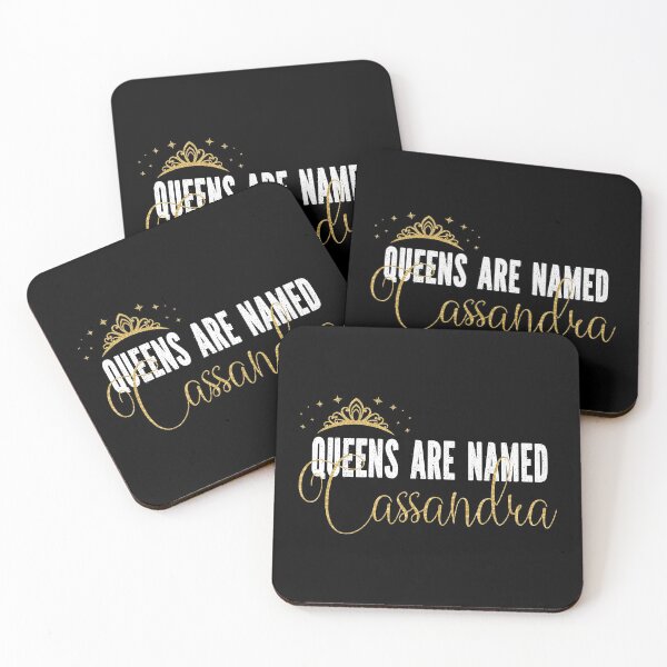 Item preview, Queens Are Named Cassandra Personalized First Name Girl design designed and sold by Grabitees.
