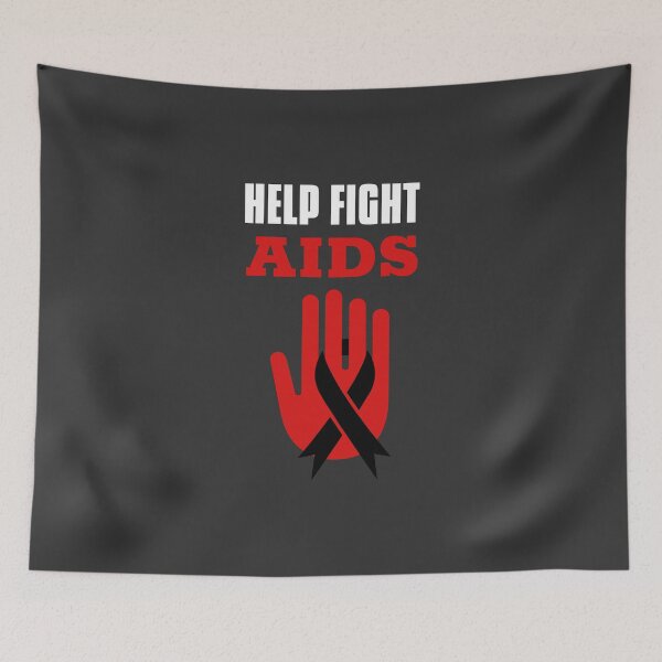 Item preview, Help Fight Aids designed and sold by AladdinMktgs.