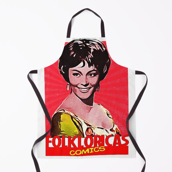 Paquita Rico en Folkloricas Comics Vintage Delantal