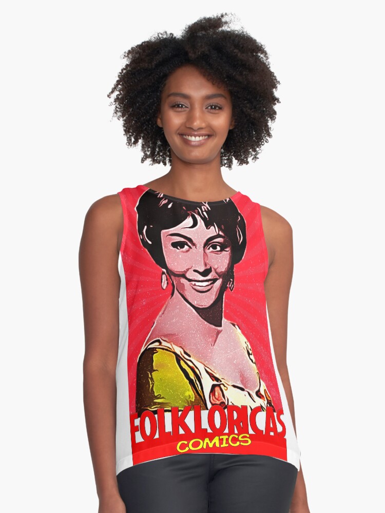 Vista previa del artículo con la obra «Blusa sin mangas», diseñado y vendido por LoveCopla.