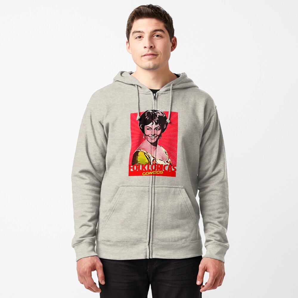 Vista previa del artículo con la obra «Sudadera con capucha y cremallera», diseñado y vendido por LoveCopla.