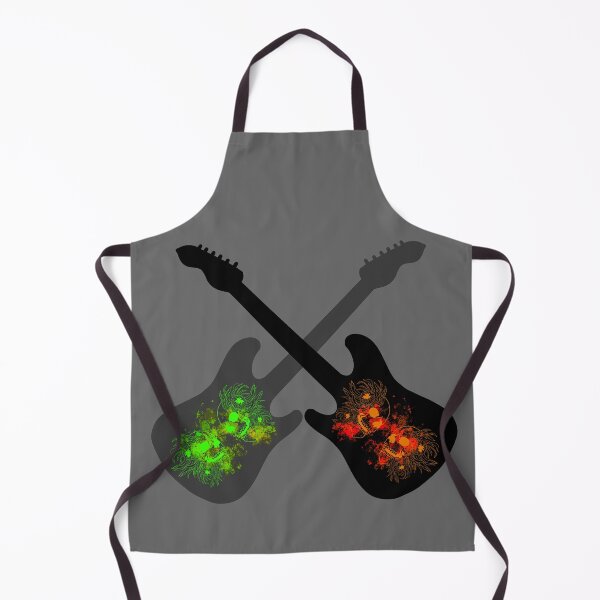 Item preview, Electric guitars with skulls and chrysanthemums designed and sold by BV-creas.