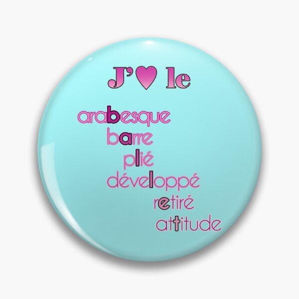 Item preview, J aime le ballet - I love ballet designed and sold by KoolDsignsDANCE.