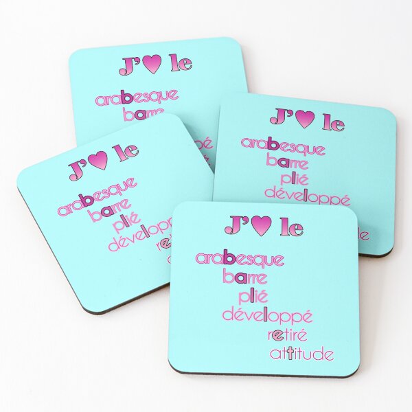 Item preview, J aime le ballet - I love ballet designed and sold by KoolDsignsDANCE.