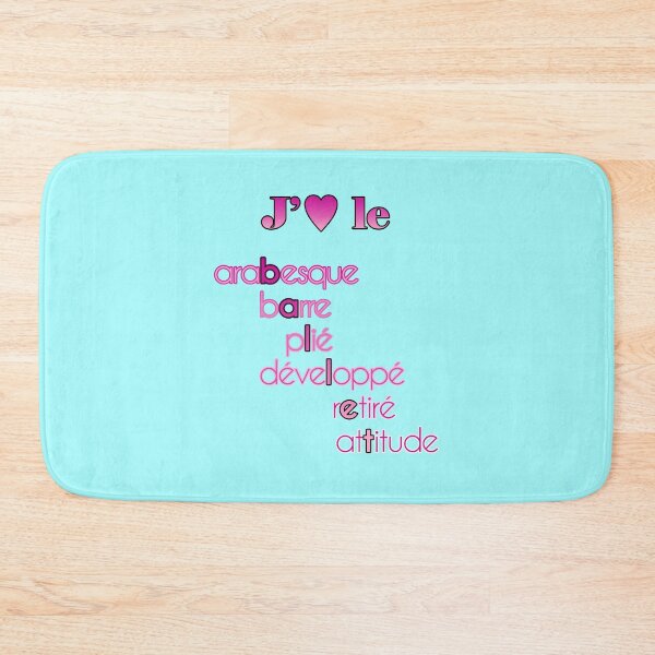 Item preview, J aime le ballet - I love ballet designed and sold by KoolDsignsDANCE.