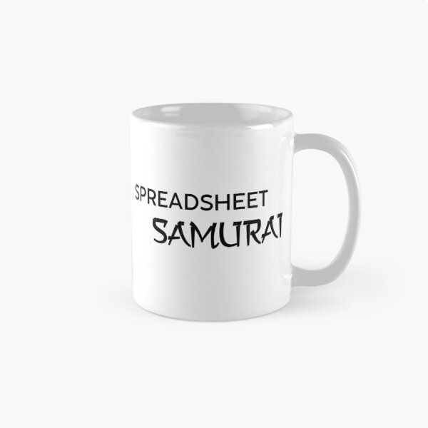 Item preview, Spreadsheet Samurai designed and sold by creative-boo.