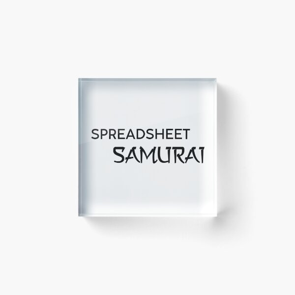 Aperçu de l'œuvre Tableur Samouraï créée et vendue par creative-boo.