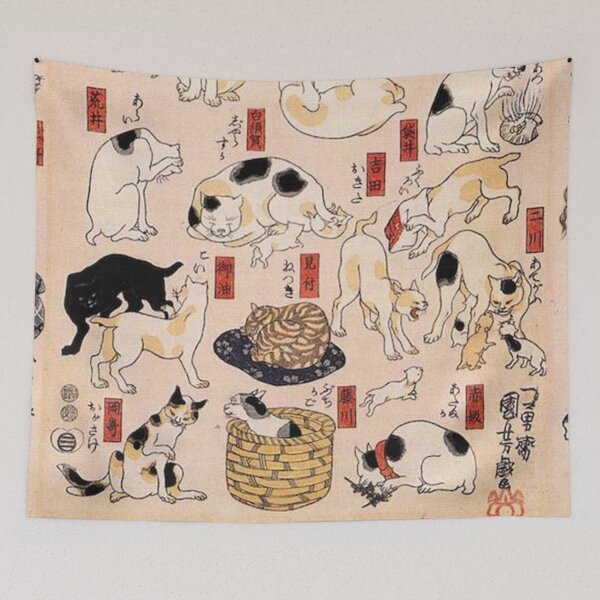 Item preview, Japanese Cats designed and sold by Ygdrzil.