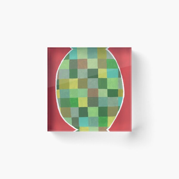Item preview, Abstract green egg designed and sold by Aidi Riera.