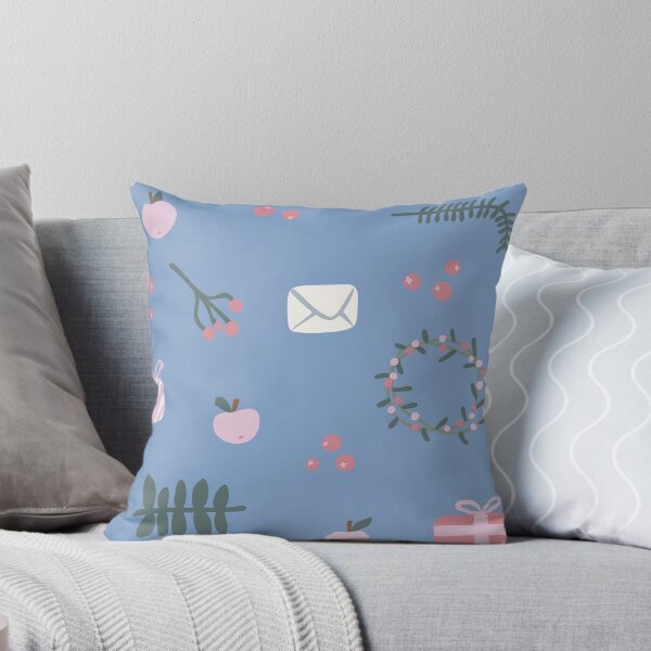 Item preview, Xmas Envelope, Apple and Wreath. Mid century modern Abstract Boho shapes pattern designed and sold by Creative-maker.