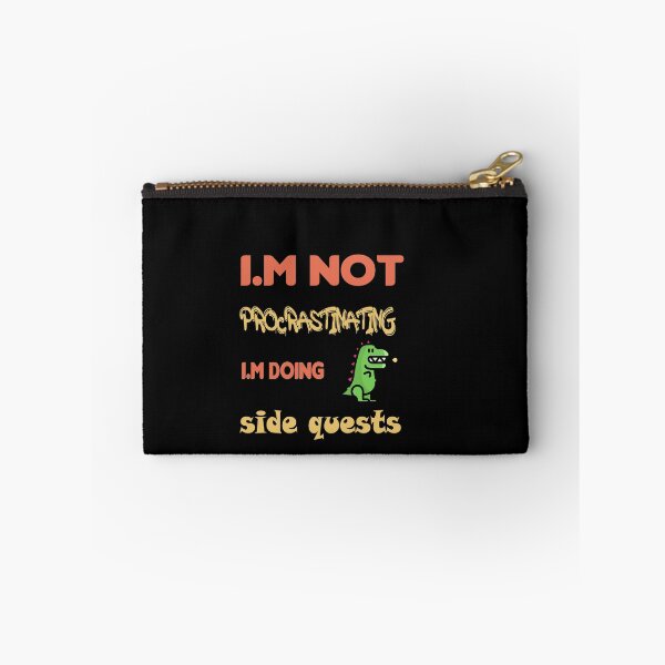 Item preview, I'm not prucrastinating I'm doing side qouests, cute family gift idea for mom, dad & siblings, best seller, siying quote, gift designed and sold by MODERN DESIGNS.