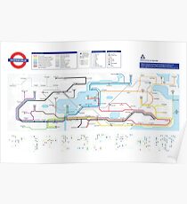 Overworld Underground - The Legend of Zelda - NES Maps Series Poster