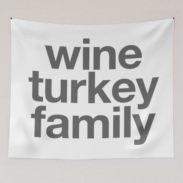 Item preview, WTF Thanksgiving - Wine Turkey Family Thanksgiving Shirt designed and sold by WordsmithNerd.