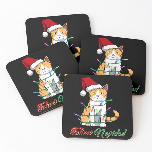 Item preview, Feline Navidad Christmas Cat Cute Kitten designed and sold by MGO-Design.