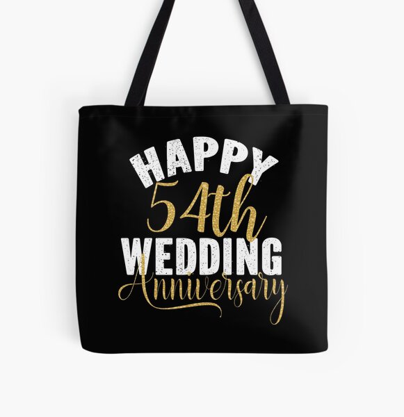 Happy 60th Wedding Anniversary Matching Gift For Couples graphic Tote Bag  by Art Grabitees - Pixels