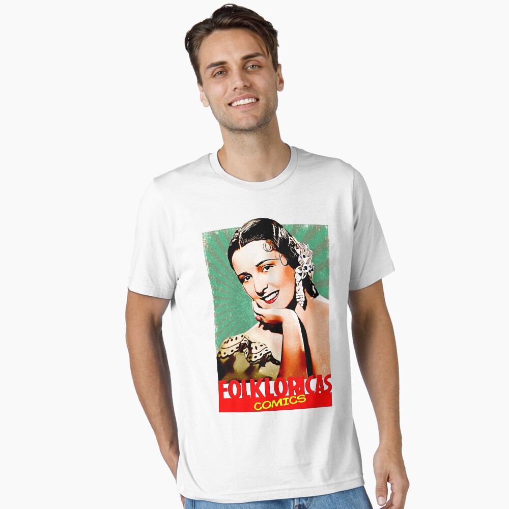 Vista previa del artículo con la obra «Camiseta esencial», diseñado y vendido por LoveCopla.