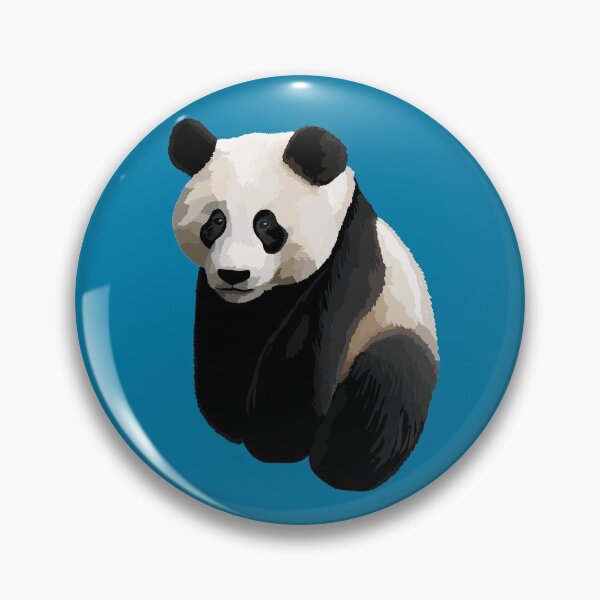 Item preview, Cerulean Blue - Realistic Giant Panda Illustration designed and sold by Amanda Roos.