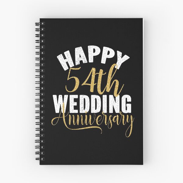 Item preview, Happy 54th Wedding Anniversary Matching Gift For Couples product designed and sold by Grabitees.