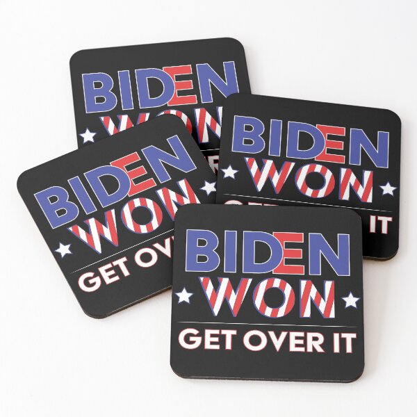 Item preview, Biden Won Get Over It - Biden Harris We Won designed and sold by LookFrog.