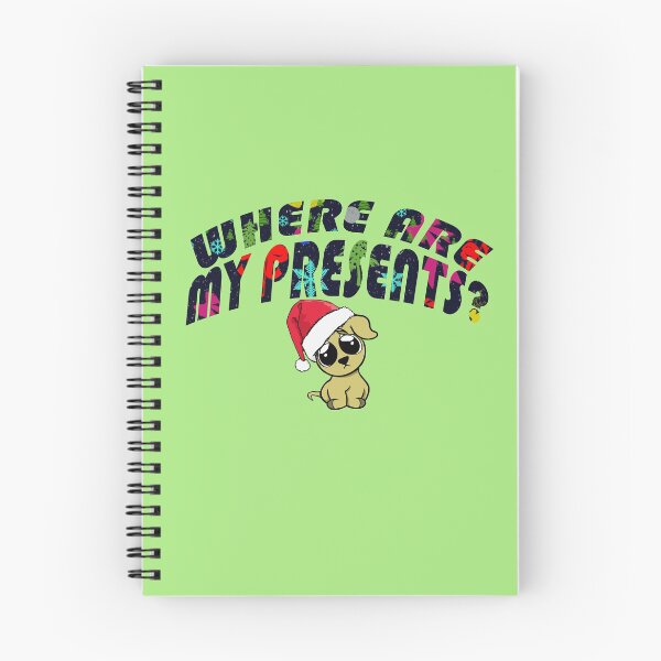 Item preview, Where are my presents cute christmas puppy designed and sold by ClaudiaAllx.